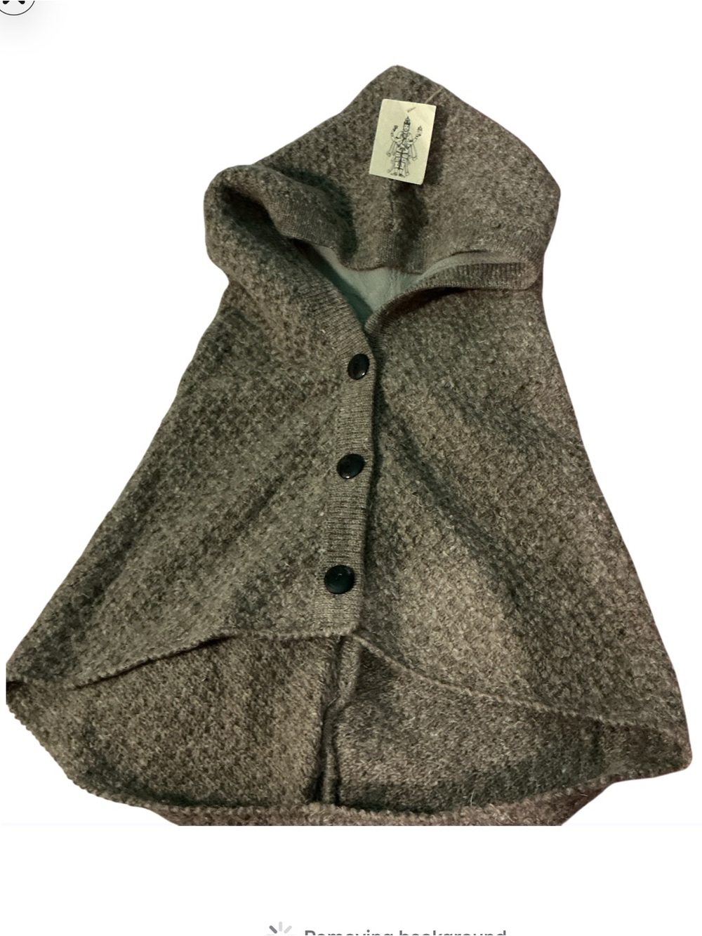 NWT Nirvana Designs Inc. Wool Hooded Scarf/ Hoodie